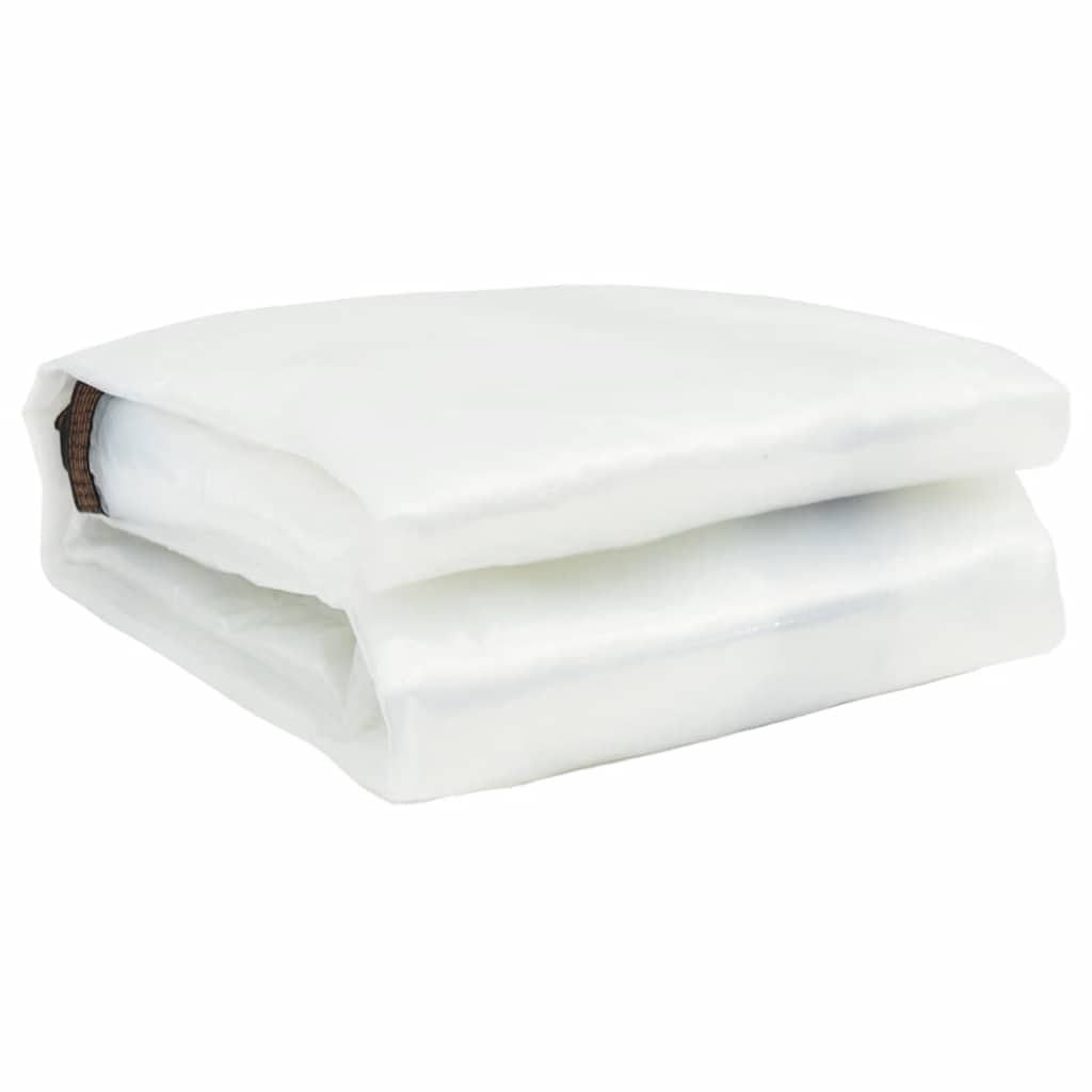 Doorzichtig zeildoek met zeilringen 1x8 m polyethyleen is nu te koop bij PeponiXL, paradijselijk wonen!