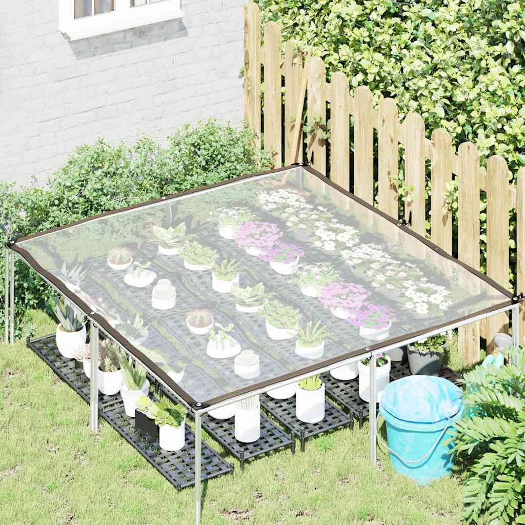 Doorzichtig afdekzeil met ogen 2x2 m polyethyleen is nu te koop bij PeponiXL, paradijselijk wonen!
