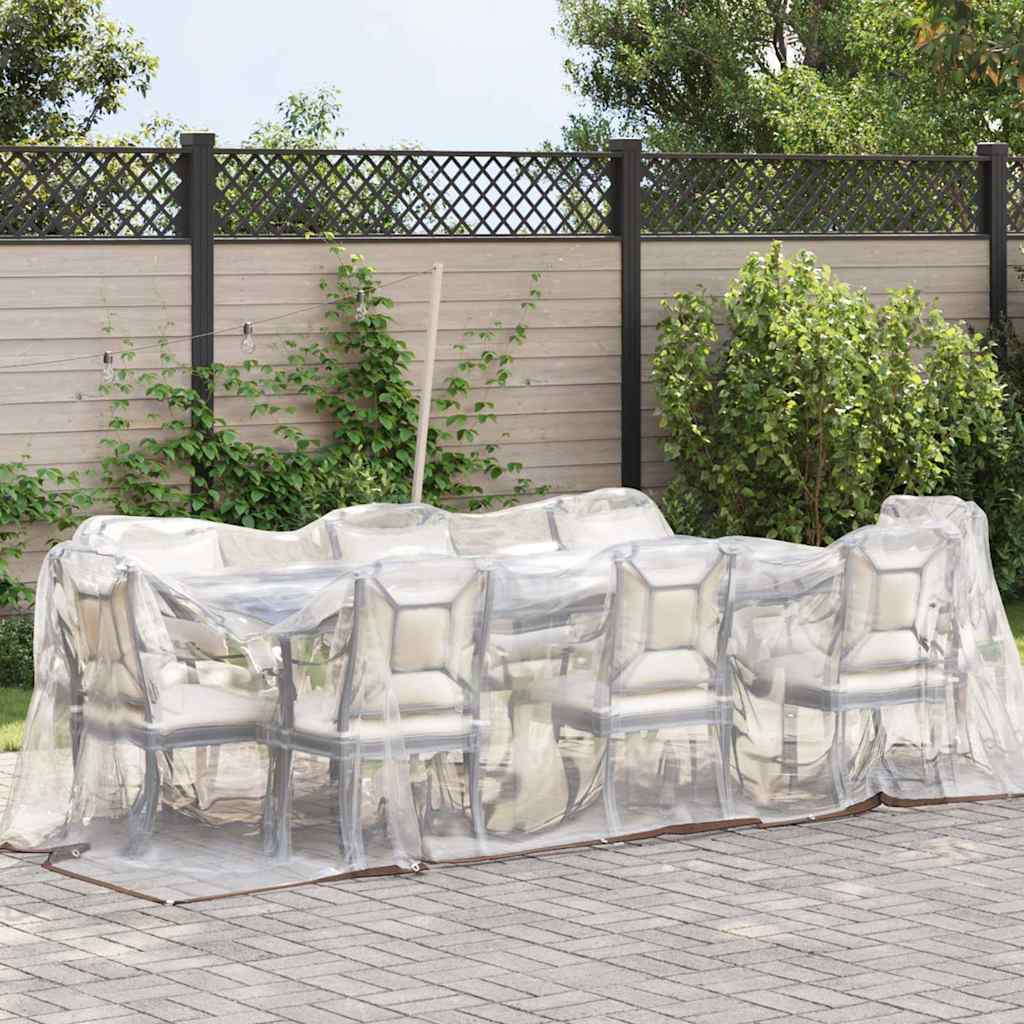 Doorzichtig zeildoek met zeilringen 2x8 m polyethyleen is nu te koop bij PeponiXL, paradijselijk wonen!