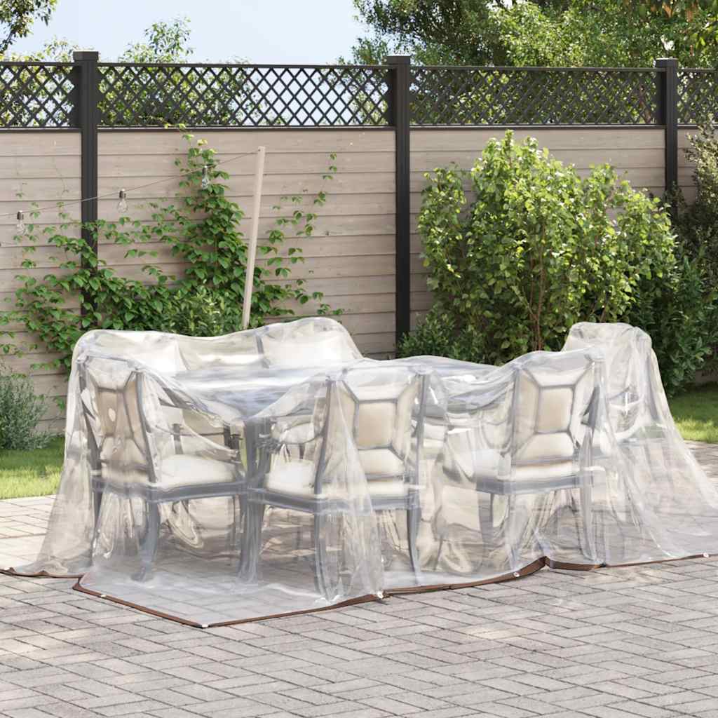 Doorzichtig zeildoek met zeilringen 3x5 m polyethyleen is nu te koop bij PeponiXL, paradijselijk wonen!