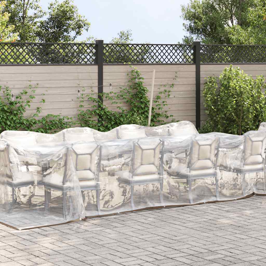 Doorzichtig zeildoek met zeilringen 3x8 m polyethyleen is nu te koop bij PeponiXL, paradijselijk wonen!