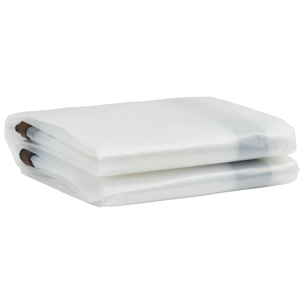 Doorzichtig zeildoek met zeilringen 4x5 m polyethyleen is nu te koop bij PeponiXL, paradijselijk wonen!