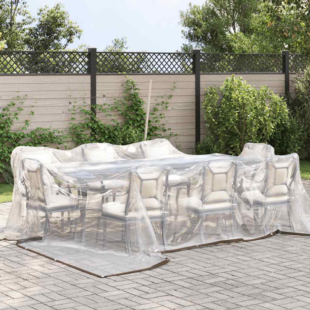Doorzichtig zeildoek met zeilringen 5x5 m polyethyleen is nu te koop bij PeponiXL, paradijselijk wonen!