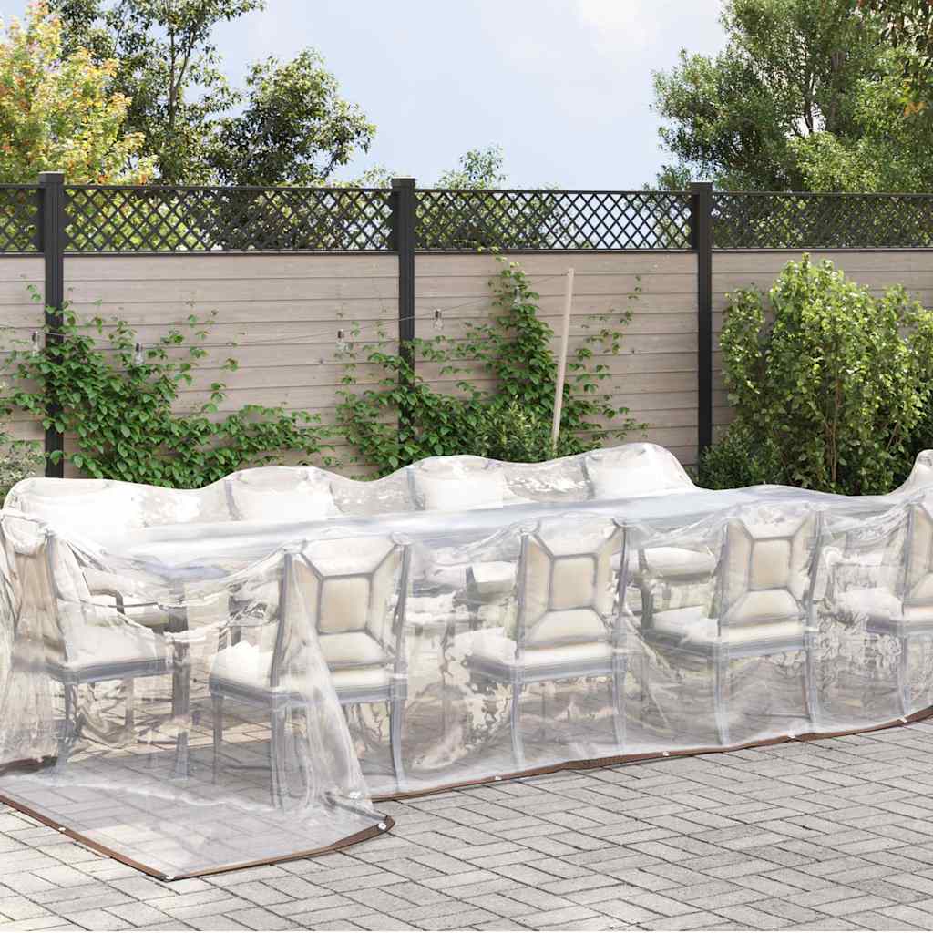 Doorzichtig zeildoek met zeilringen 5x8 m polyethyleen is nu te koop bij PeponiXL, paradijselijk wonen!