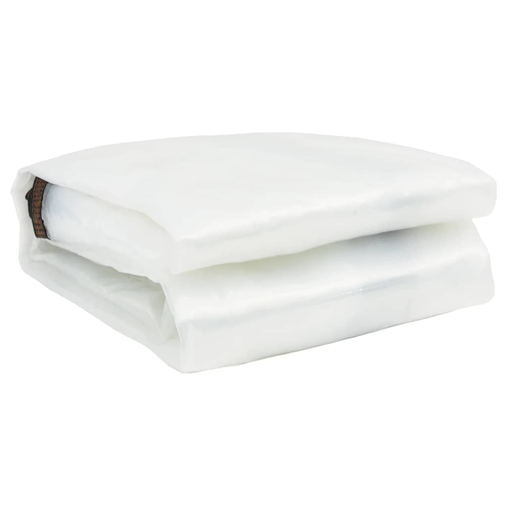 Doorzichtig zeildoek met zeilringen 8x10 m polyethyleen is nu te koop bij PeponiXL, paradijselijk wonen!