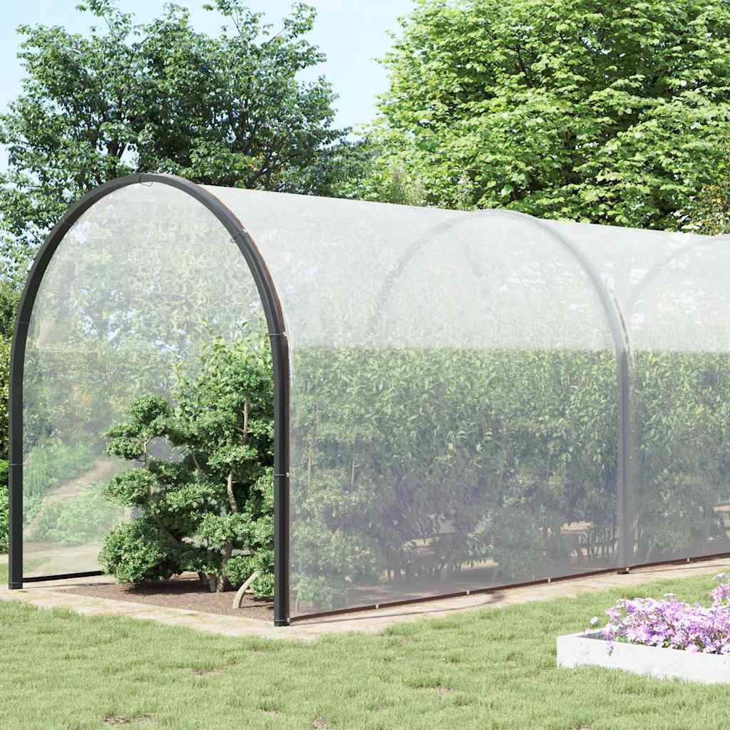 Doorzichtig zeildoek met zeilringen 10x10 m polyethyleen is nu te koop bij PeponiXL, paradijselijk wonen!