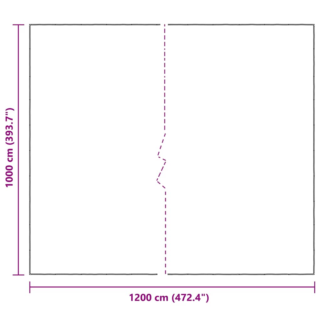 Doorzichtig zeildoek met zeilringen 10x12 m polyethyleen is nu te koop bij PeponiXL, paradijselijk wonen!