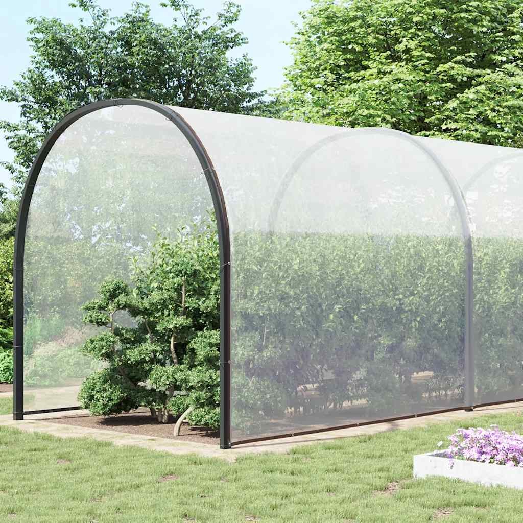 Doorzichtig zeildoek met zeilringen 12x12 m polyethyleen is nu te koop bij PeponiXL, paradijselijk wonen!