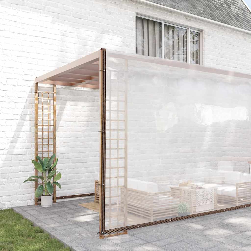 Doorzichtig zeildoek met zeilringen 12x12 m polyethyleen is nu te koop bij PeponiXL, paradijselijk wonen!