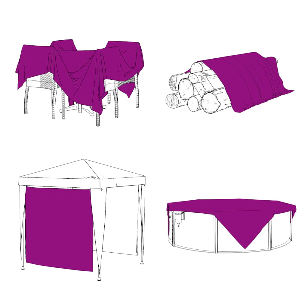 Doorzichtig zeildoek met zeilringen 1x8 m PVC is nu te koop bij PeponiXL, paradijselijk wonen!