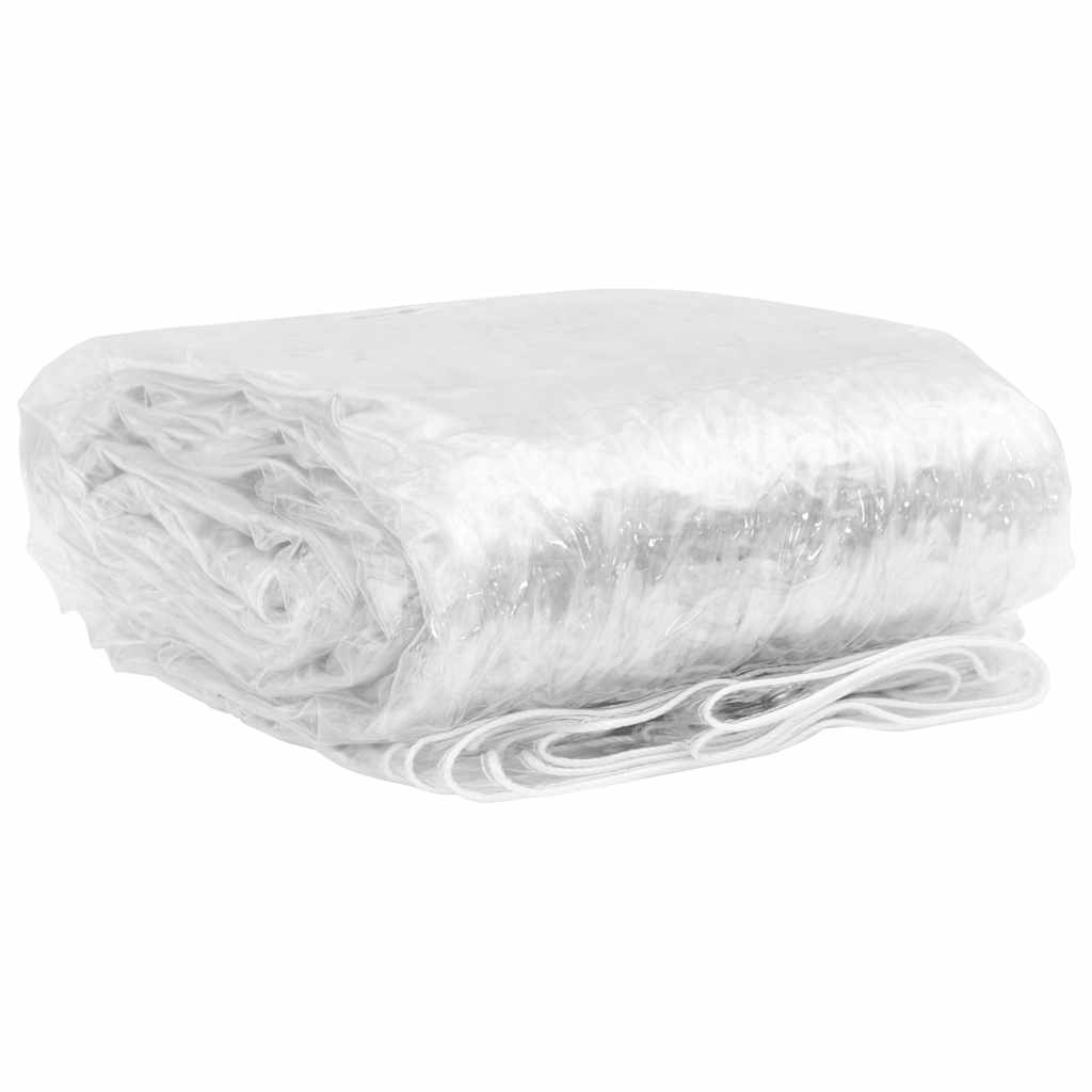 Doorzichtig zeildoek met zeilringen 1x10 m PVC is nu te koop bij PeponiXL, paradijselijk wonen!