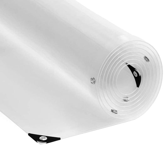Doorzichtig zeildoek met zeilringen 5x12 m PVC is nu te koop bij PeponiXL, paradijselijk wonen!