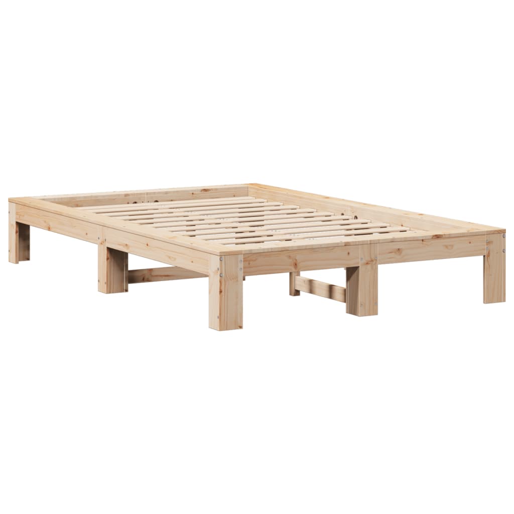 Bedframe zonder matras massief grenenhout 120x200 cm is nu te koop bij PeponiXL, paradijselijk wonen!