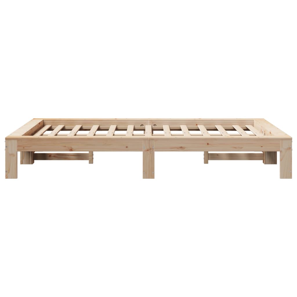 Bedframe zonder matras massief grenenhout 120x190 cm is nu te koop bij PeponiXL, paradijselijk wonen!