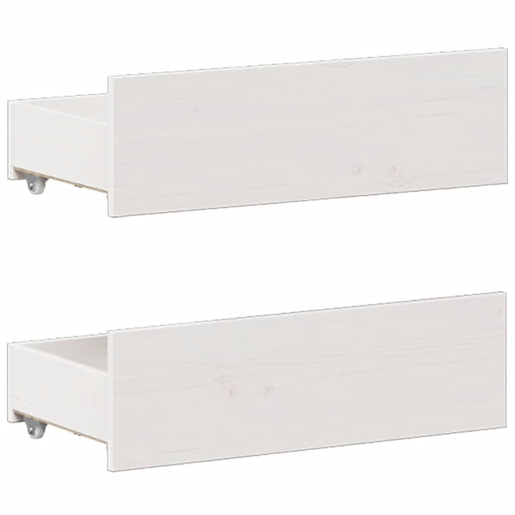 Bedframe zonder matras met hoofdbord grenenhout wit 180x200 cm is nu te koop bij PeponiXL, paradijselijk wonen!