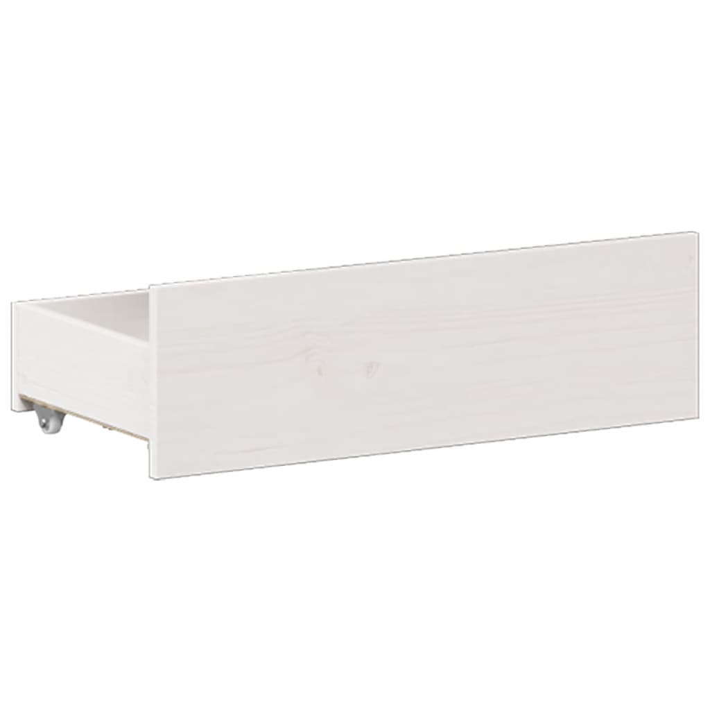 Bedframe zonder matras met hoofdbord grenenhout wit 180x200 cm is nu te koop bij PeponiXL, paradijselijk wonen!