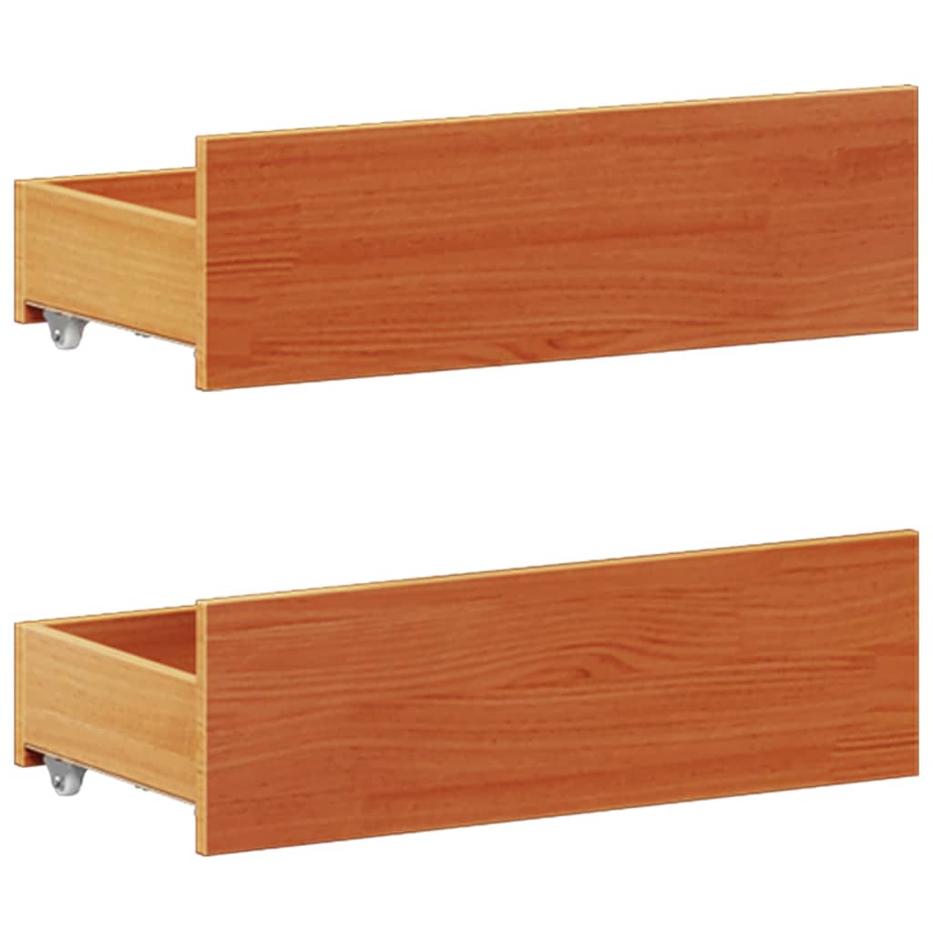 Bedframe zonder matras met hoofdbord grenenhout bruin 180x200cm is nu te koop bij PeponiXL, paradijselijk wonen!