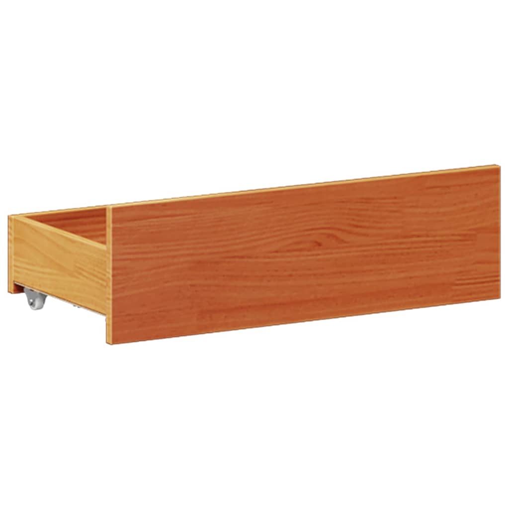 Bedframe zonder matras met hoofdbord hout wasbruin 150x200 cm is nu te koop bij PeponiXL, paradijselijk wonen!
