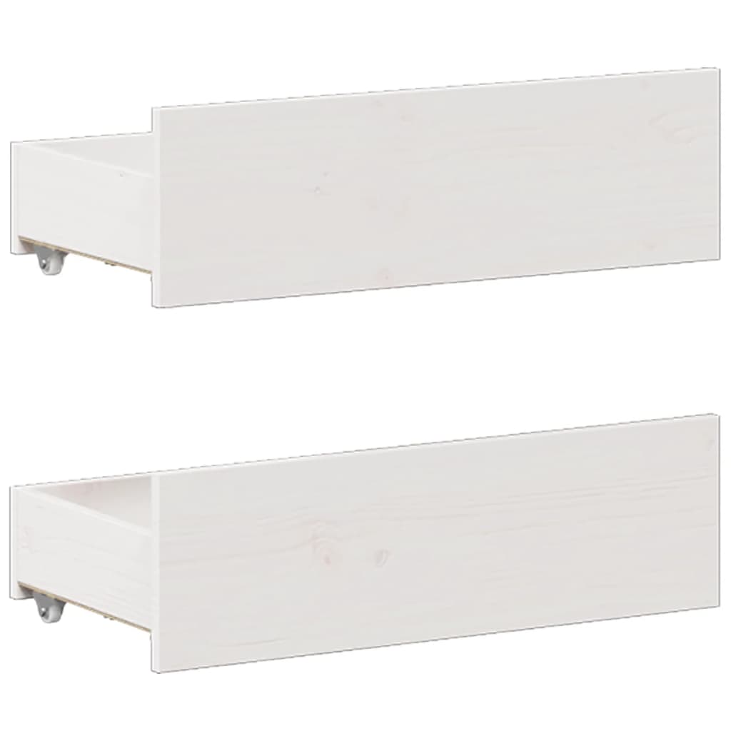 Bedframe zonder matras met hoofdbord grenenhout wit 140x200 cm is nu te koop bij PeponiXL, paradijselijk wonen!