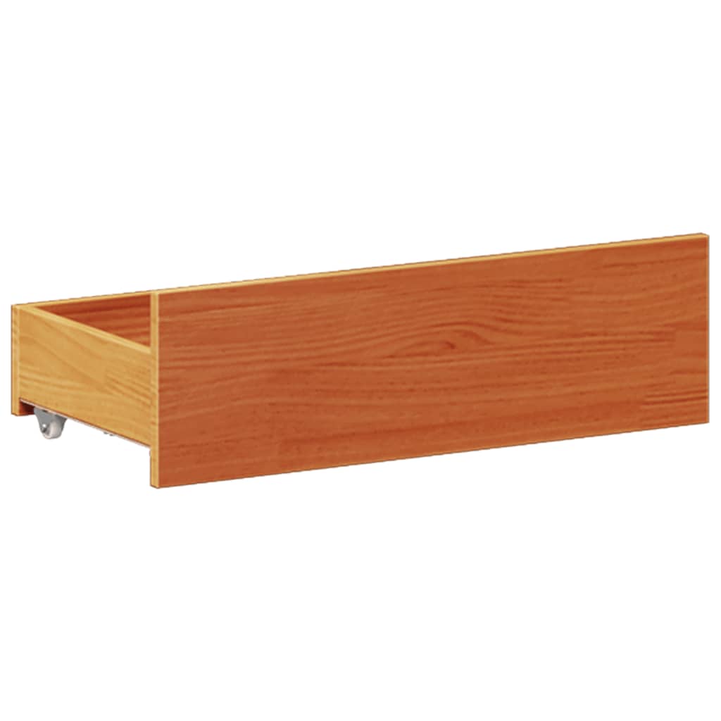 Bedframe zonder matras met hoofdbord hout wasbruin 140x200 cm is nu te koop bij PeponiXL, paradijselijk wonen!