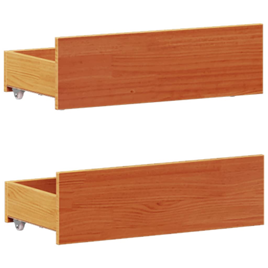 Bedframe zonder matras met hoofdbord hout wasbruin 120x190 cm is nu te koop bij PeponiXL, paradijselijk wonen!