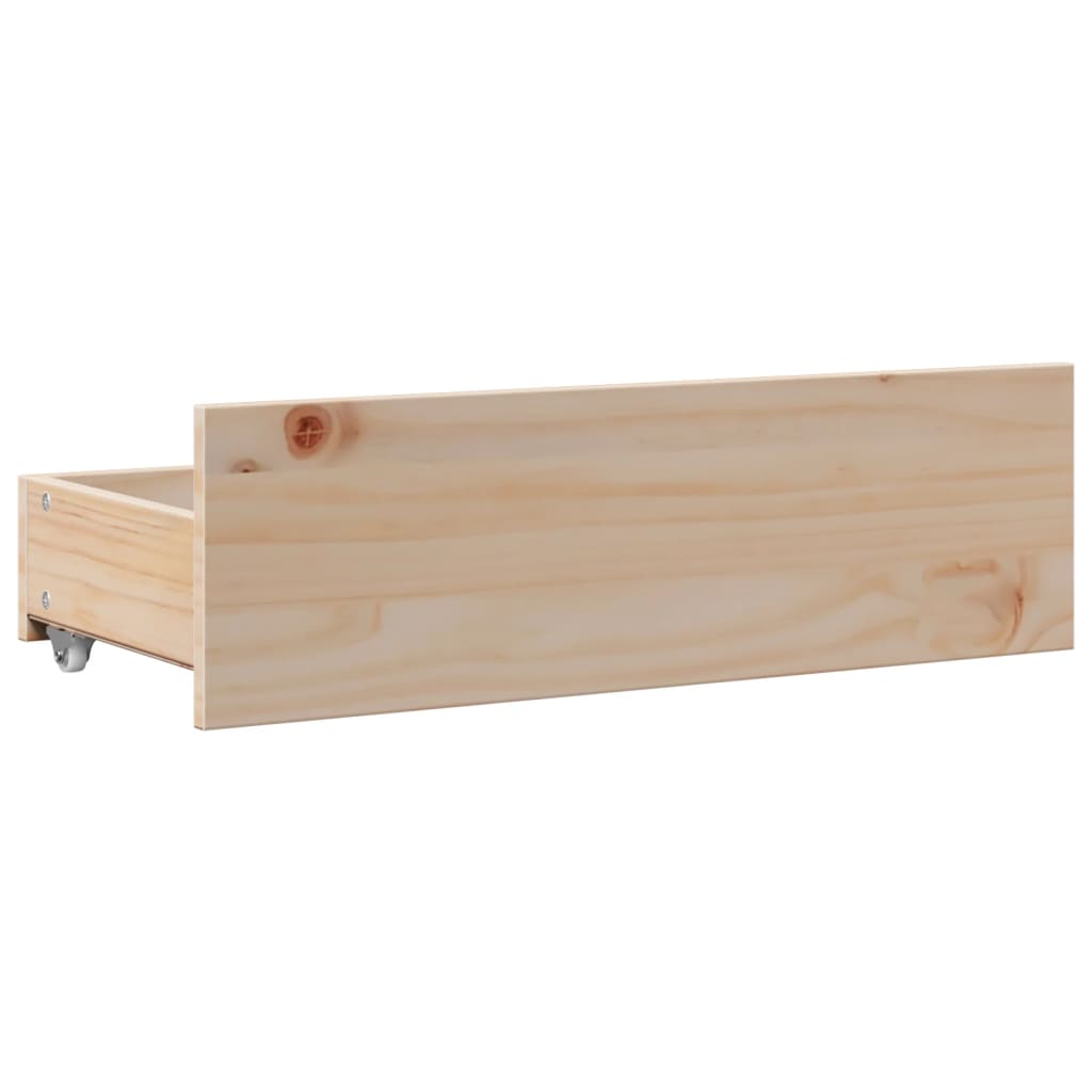 Bedframe zonder matras met lades massief grenenhout 135x190 cm is nu te koop bij PeponiXL, paradijselijk wonen!