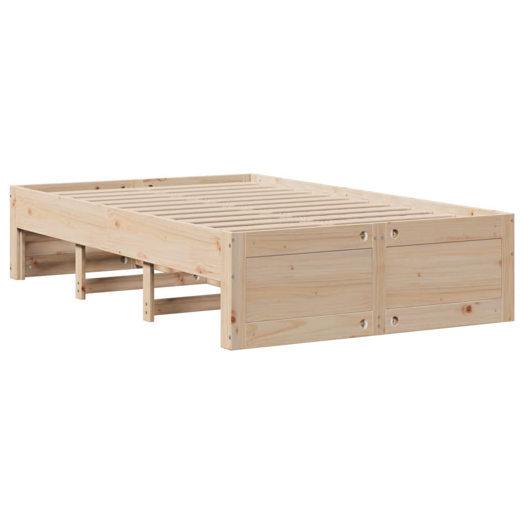 Bedframe zonder matras met lades massief grenenhout 120x190 cm