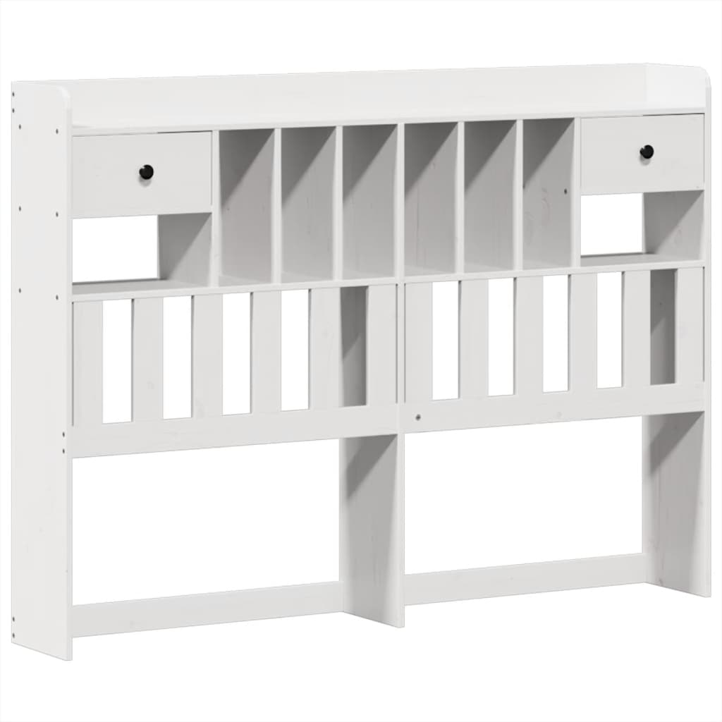 Bedframe zonder matras massief grenenhout wit 150x200 cm is nu te koop bij PeponiXL, paradijselijk wonen!