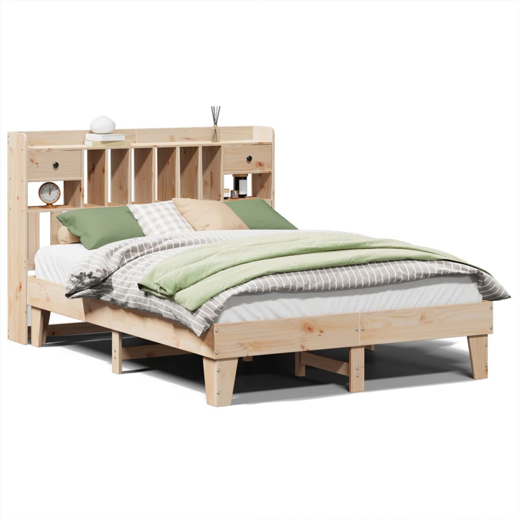 Bedframe zonder matras massief grenenhout 140x200 cm is nu te koop bij PeponiXL, paradijselijk wonen!
