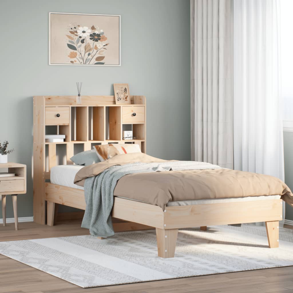 Bedframe zonder matras massief grenenhout 100x200 cm is nu te koop bij PeponiXL, paradijselijk wonen!