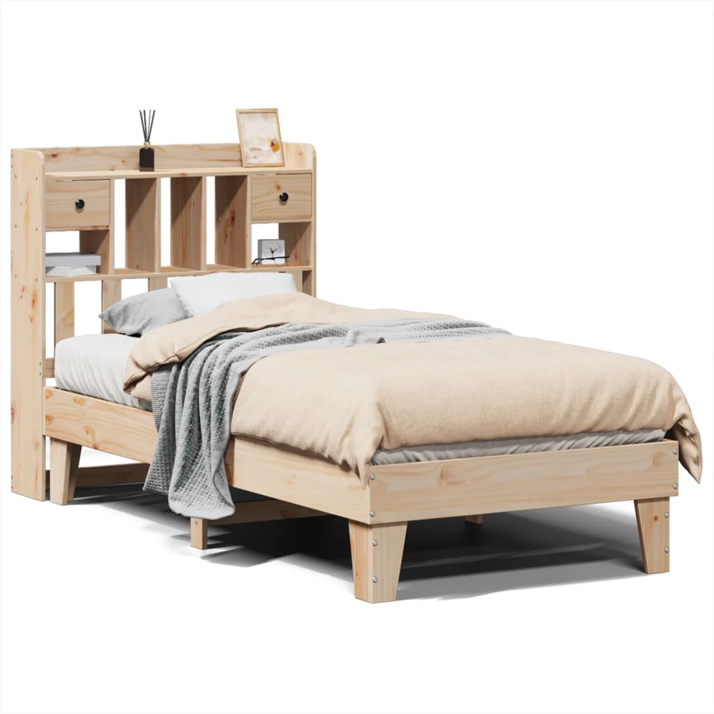 Bedframe zonder matras massief grenenhout 90x200 cm is nu te koop bij PeponiXL, paradijselijk wonen!