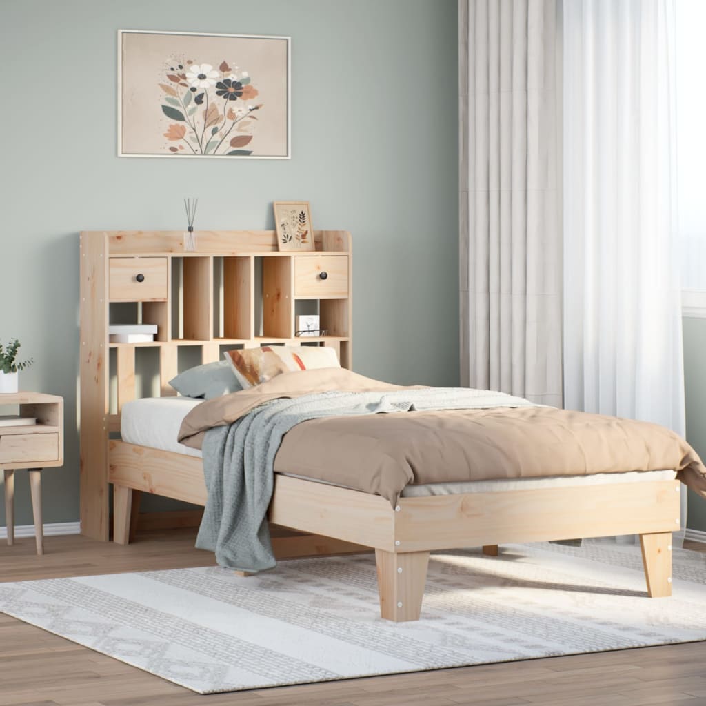 Bedframe zonder matras massief grenenhout 90x200 cm is nu te koop bij PeponiXL, paradijselijk wonen!