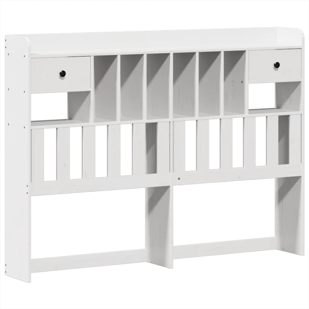 Bedframe zonder matras massief grenenhout wit 140x190 cm is nu te koop bij PeponiXL, paradijselijk wonen!