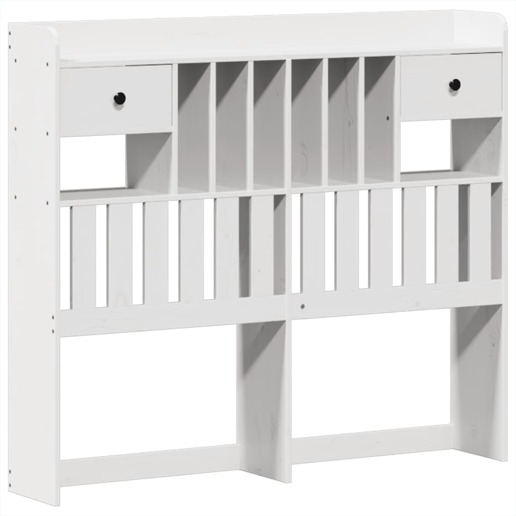 Bedframe zonder matras massief grenenhout wit 135x190 cm is nu te koop bij PeponiXL, paradijselijk wonen!