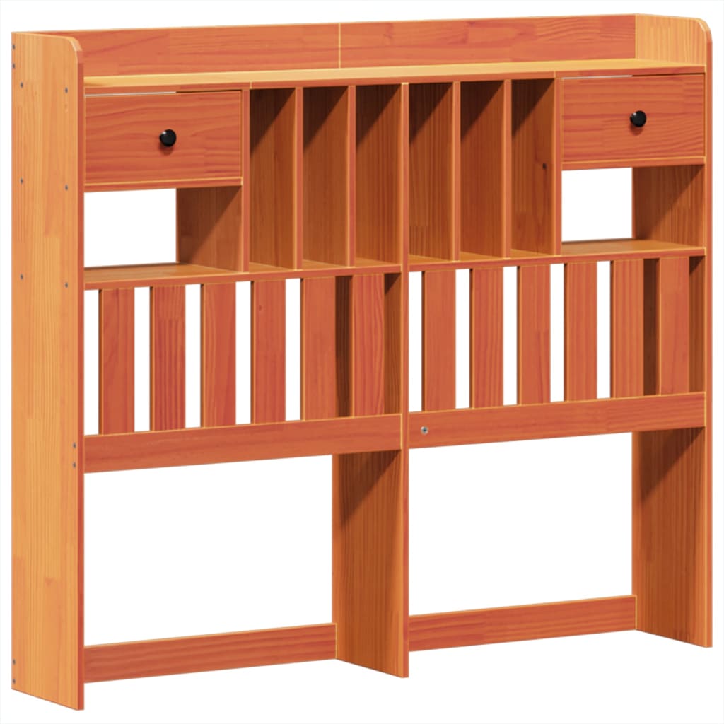 Bedframe zonder matras massief grenenhout wasbruin 135x190 cm is nu te koop bij PeponiXL, paradijselijk wonen!