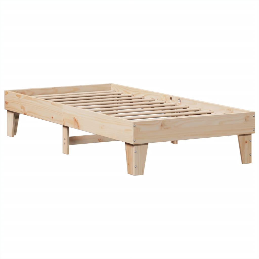 Bedframe zonder matras massief grenenhout 90x190 cm is nu te koop bij PeponiXL, paradijselijk wonen!