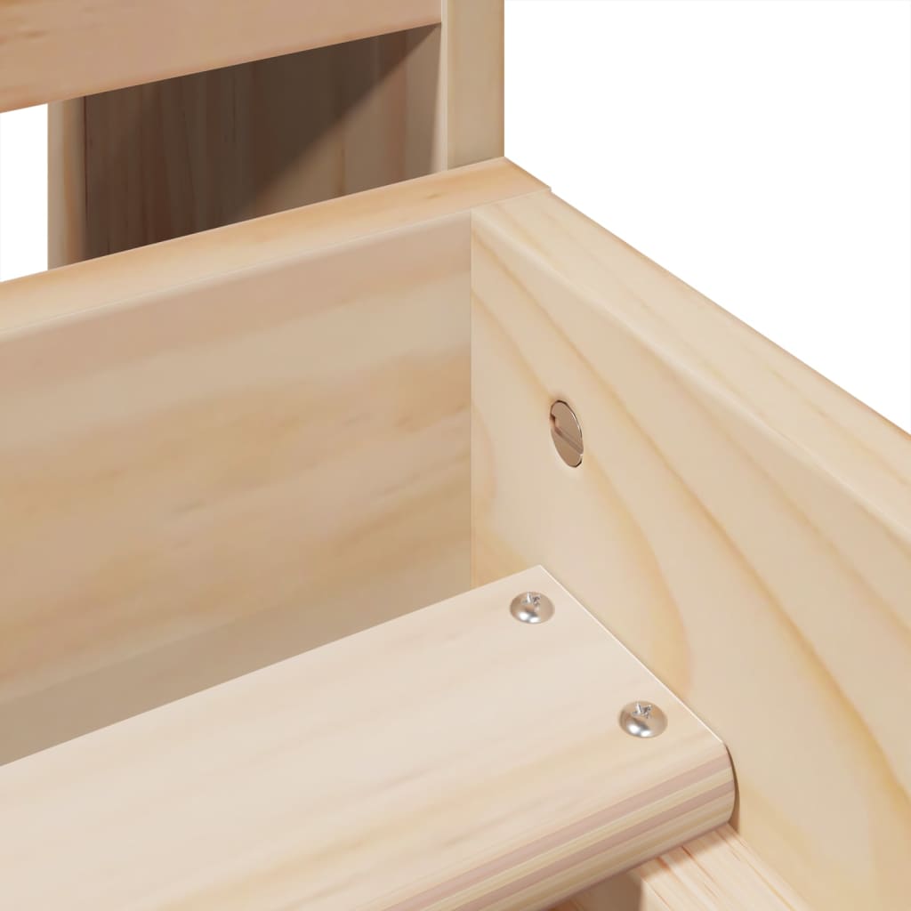 Bedframe zonder matras massief grenenhout 90x190 cm is nu te koop bij PeponiXL, paradijselijk wonen!