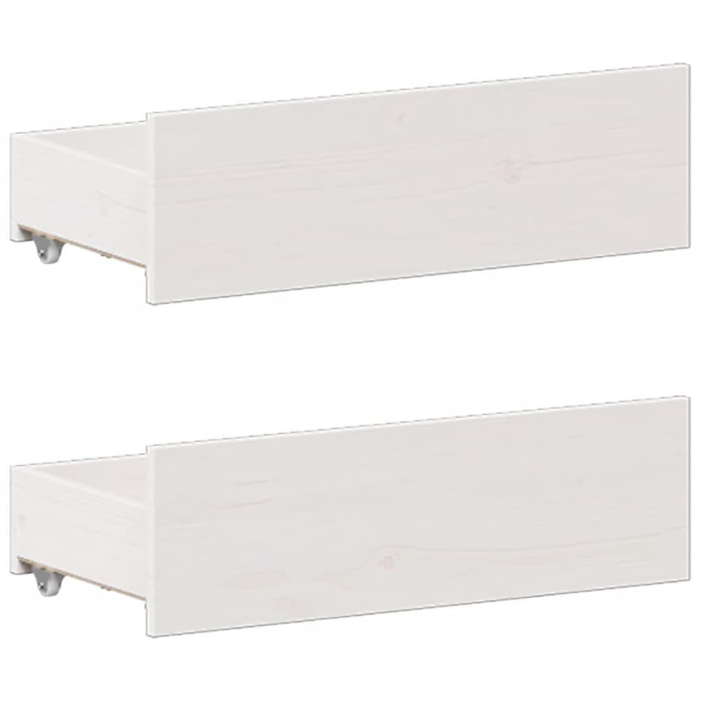 Bed met boekenkast zonder matras grenenhout wit 140x200 cm is nu te koop bij PeponiXL, paradijselijk wonen!