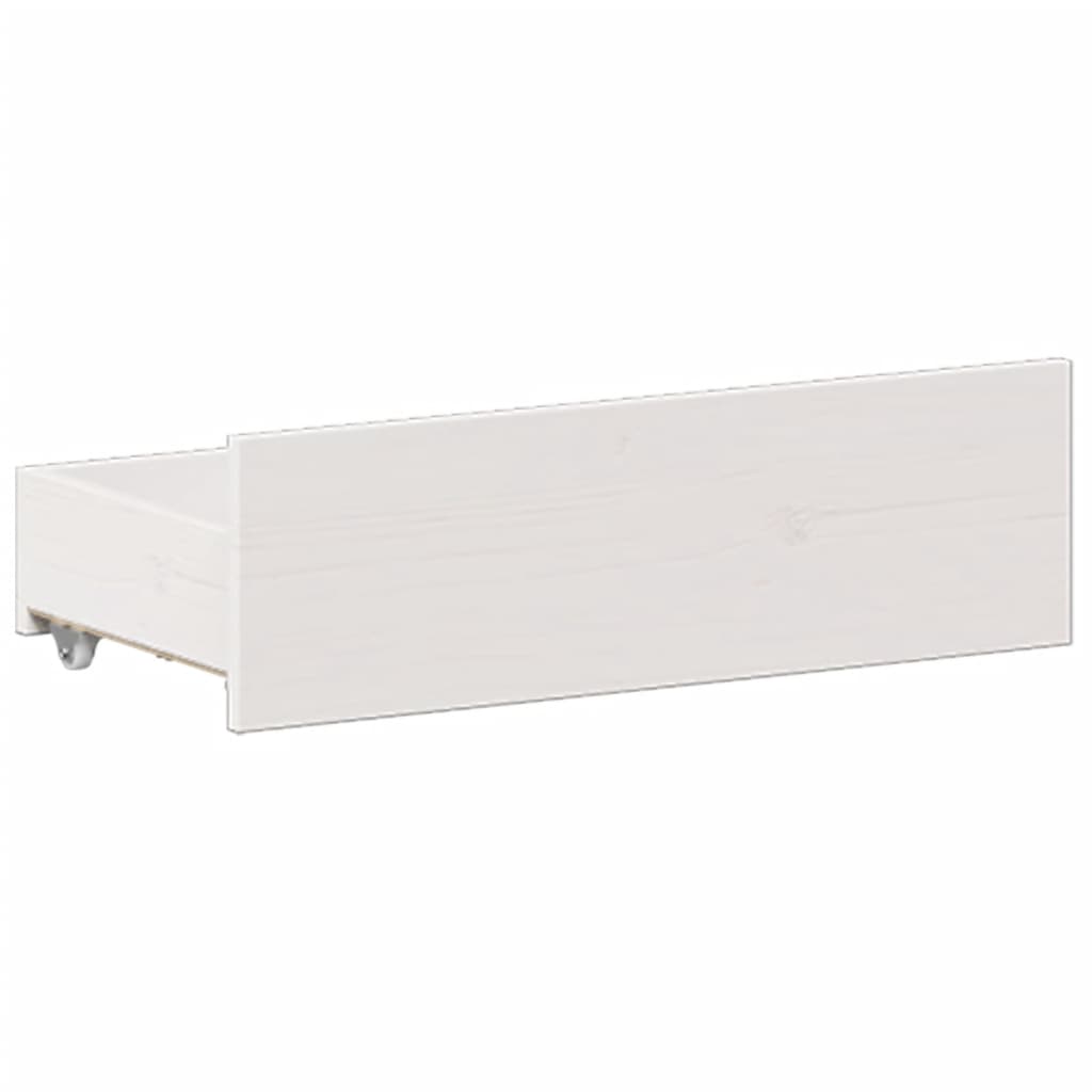 Bed met boekenkast zonder matras grenenhout wit 140x200 cm is nu te koop bij PeponiXL, paradijselijk wonen!