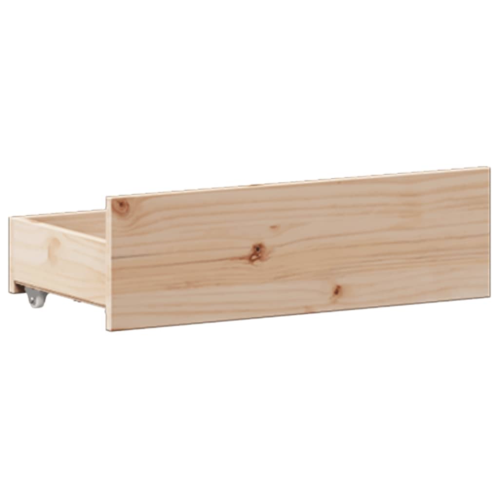 Bed met boekenkast zonder matras massief grenenhout 135x190 cm is nu te koop bij PeponiXL, paradijselijk wonen!