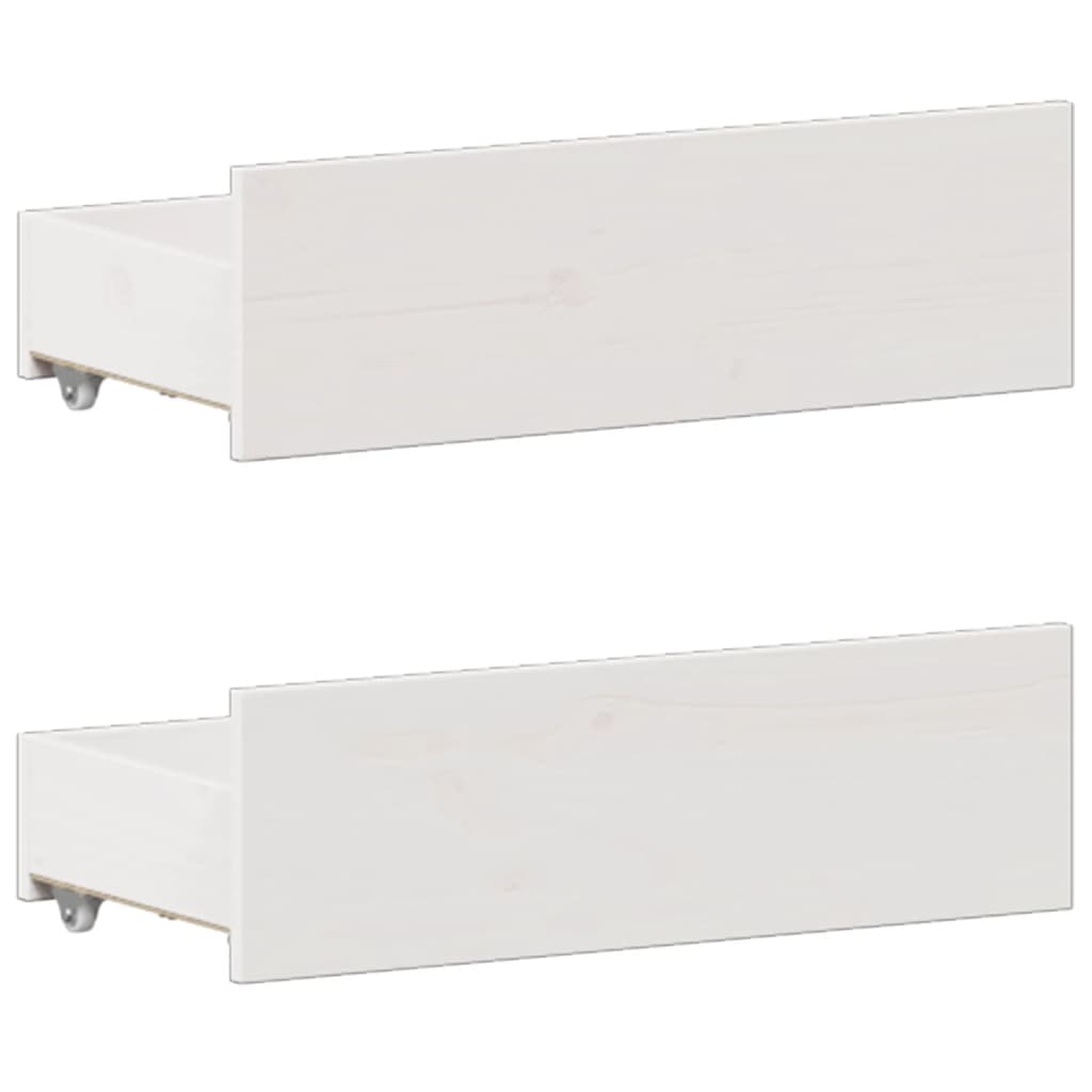 Bed met boekenkast zonder matras grenenhout wit 135x190 cm is nu te koop bij PeponiXL, paradijselijk wonen!