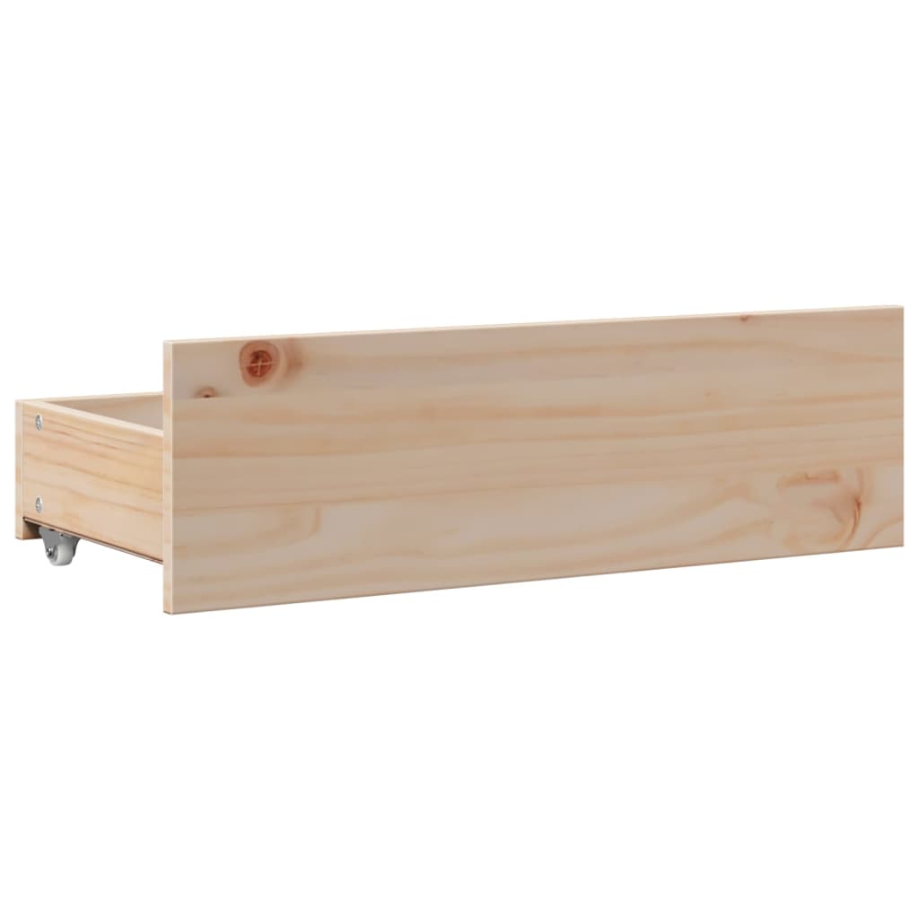 Bed met boekenkast zonder matras massief grenenhout 75x190 cm is nu te koop bij PeponiXL, paradijselijk wonen!