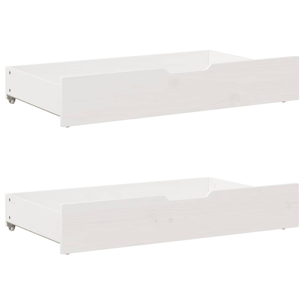 Bedframe zonder matras massief grenenhout wit 150x200 cm is nu te koop bij PeponiXL, paradijselijk wonen!