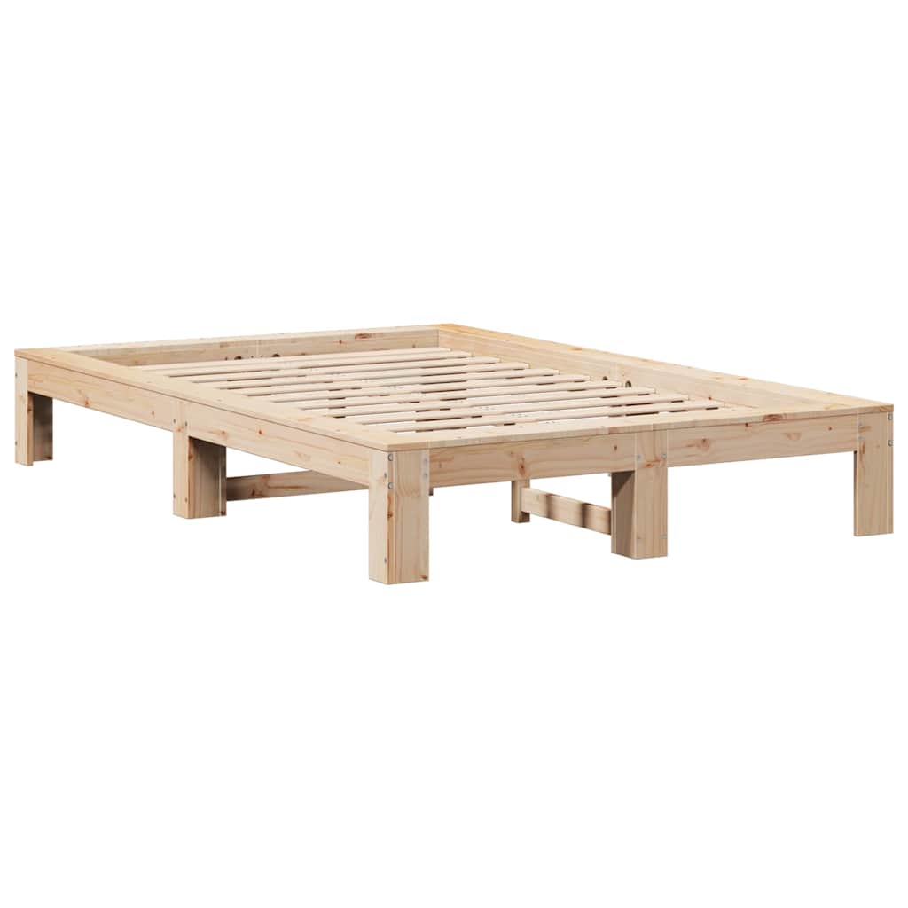 Bedframe zonder matras massief grenenhout 120x200 cm is nu te koop bij PeponiXL, paradijselijk wonen!