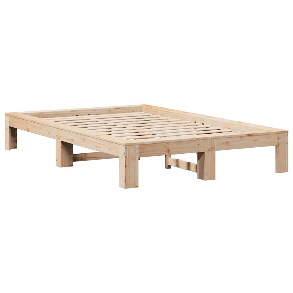 Bedframe zonder matras massief grenenhout 120x190 cm is nu te koop bij PeponiXL, paradijselijk wonen!