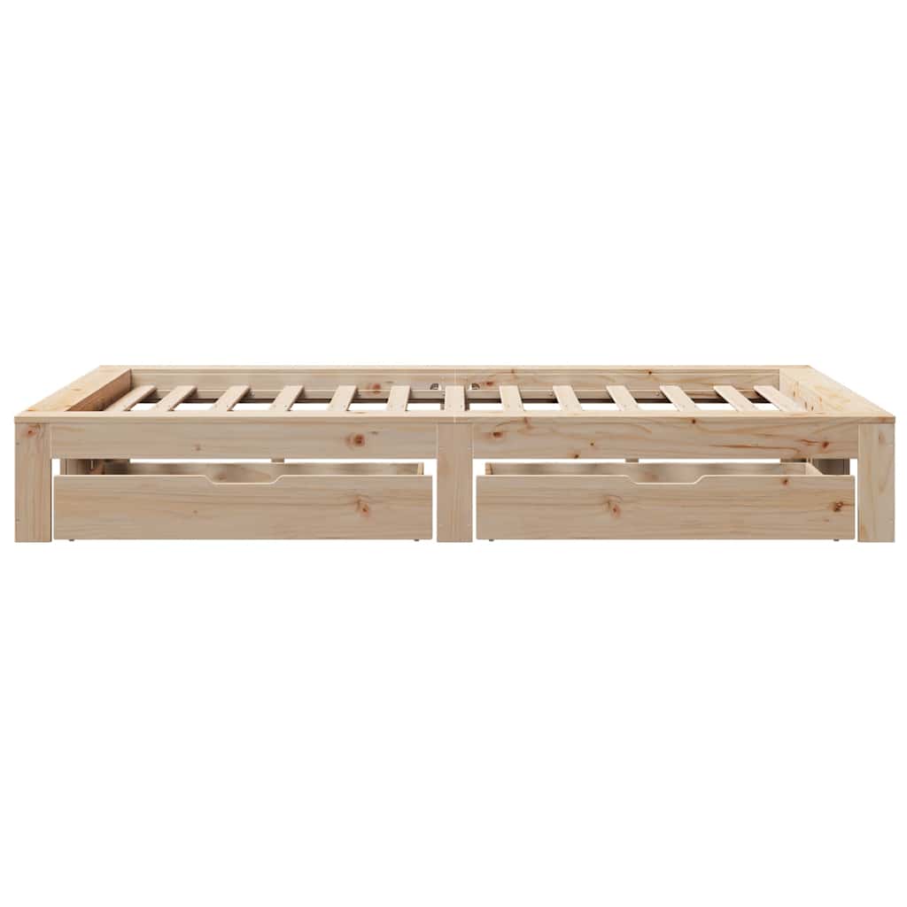 Bedframe zonder matras massief grenenhout 120x190 cm is nu te koop bij PeponiXL, paradijselijk wonen!