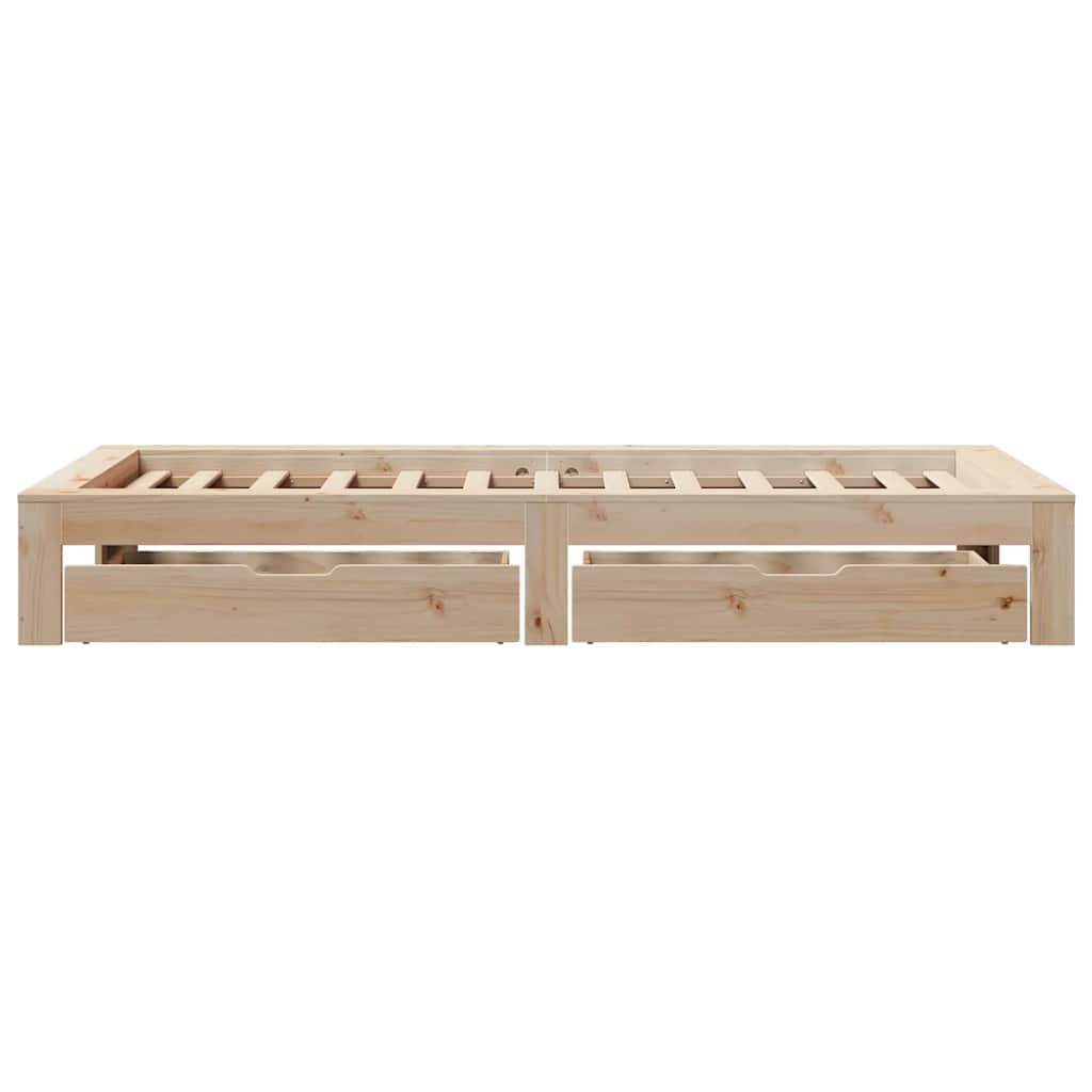 Bedframe zonder matras massief grenenhout 75x190 cm is nu te koop bij PeponiXL, paradijselijk wonen!