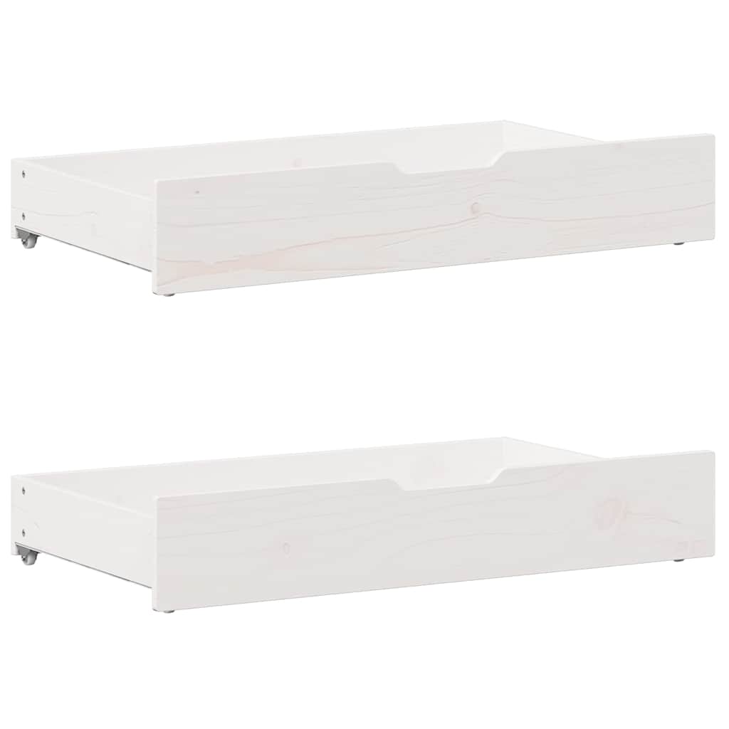 Bedframe zonder matras massief grenenhout wit 150x200 cm is nu te koop bij PeponiXL, paradijselijk wonen!