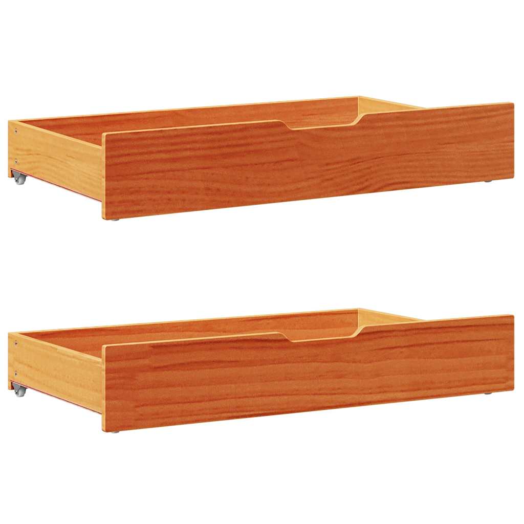 Bedframe zonder matras massief grenenhout wasbruin 150x200 cm is nu te koop bij PeponiXL, paradijselijk wonen!