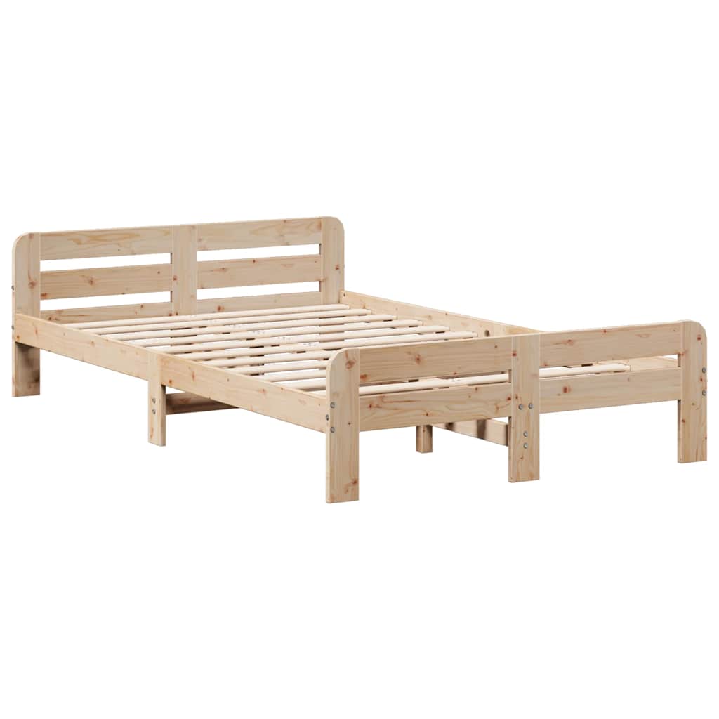 Bedframe zonder matras massief grenenhout 120x190 cm is nu te koop bij PeponiXL, paradijselijk wonen!
